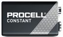 10x alkalická batéria Duracell Procell 6LR61 9V