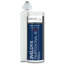 WELDYX Professional 15 čierne lepidlo na plasty 490 ml