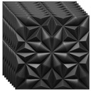 Stropné kazety Nástenný panel 3D Onyx Black 2m2