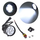 Jednodielne LED svetlomety pre motocykle Super