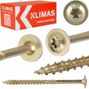 Stolárske skrutky 10x220 mm 25 ks Kotúč TORX Klimas WKCP