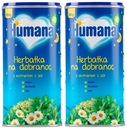 HUMANA Sladké sny čaj na dobrú noc granule po 4 mesiacoch 2 x 200 g