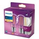 E27 LED žiarovka PHILIPS 60W 806lm 2700K 2ks