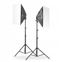 2x LAMPA trvalé svetlo softbox 50x70 cm 8x 400W