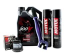 MOTUL 300V + reťaz C2 + mazivo C1 kefa na reťaz