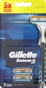 GILLETTE Sensor3 - Náhradné čepele pre holiaci strojček