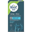 Veet Men sada depilačného krému 100 ml a balzamu 50 ml pre citlivú pokožku