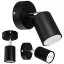 Bodové nástenné svietidlo, Gu10 Halogen Movable Led, Black Single