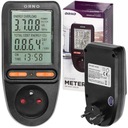 Wattmeter Merač spotreby prúdu energie Merač spotreby energie