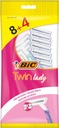 BIC TWIN LADY POUZDROJEDNORÁZOVÁ holiaca žiletka pre ženy x12