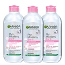 3x Garnier micelárna voda na odlíčenie 3v1 pre citlivú pleť 400 ml