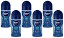 Nivea Men Dry Fresh roll-on antiperspirant pre mužov 6x50ml sada