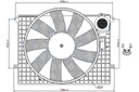 VENTILÁTOR RADIÁTORA (S POUZDROM) MERCEDES S (C215)