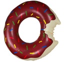 Nafukovací kruh na plávanie Donut, hnedý, 110 cm