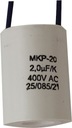 MKP-SL7 2 µF Štartovací kondenzátor 400V MKP 20