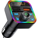 VYSIELAČ FM BLUETOOTH PREHRÁVAČ S MIKROFÓNOM QC USB RÝCHLA NABÍJAČKA