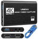 HDMI Grabber Image Recorder pre PC USB 4K OBS