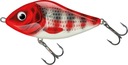 Wobler SALMO Slider 7cm -plavák- Red Head Striper