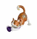 Rakva Ginger Cat Orange Metal Faberge