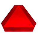 Nálepka s výstražným trojuholníkom pri nízkej rýchlosti