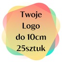 Nažehľovacia termonálepka s logom do 10 cm, 25 kusov