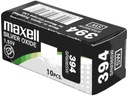 10x STRIEBORNÁ BATÉRIA MAXELL SR 936 SW 394 SR45 625