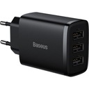 Baseus 3x USB-A rýchla nabíjačka, 17 W