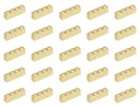 LEGO Brick, Brick 1x4 Tan 15533 6232136 - 25ks