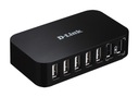 D-LINK DUB-H7 v2 7-PORTOVÝ USB HUB AKTÍVNY NAPÁJACÍ ZDROJ