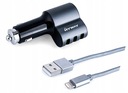 Q7Z45 MYWAY USB NABÍJAČKA DO AUTOA ​​+ 12/24 KÁBEL