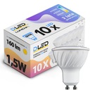 10x LED žiarovka GU10 160lm 1,5W TEP