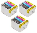 15x ATRAMENTY PRE EPSON T0711 S21 D78 D92 SX100 SX115 SX210 SX215 SX218 DX7450