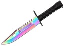 Nôž Rambo Bajonet M9 Rainbow Fade N715H survival