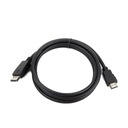 Kábel GEMBIRD CC-DP-HDMI-1M (DisplayPort - MHDMI M - 1m; čierny)