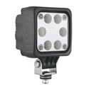 Halogénová LED pracovná lampa 2000lm difúzna 6xLED AMP Faston NAY konektor