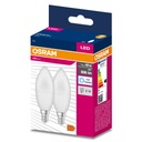 2x E14 LED SVIEČKOVÁ žiarovka 7W = 60W 6500K OSRAM