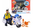 Simba Hasič Sam Police Motocykel 9251092 Polícia