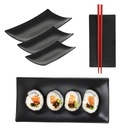 SUSHI SET TANIERE SET 3 TANIER PORCELÁNOVÉ TANIERE