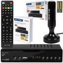 TUNER DEKODÉR DVB-T2 TV H.265 HEVC FULL HD USB HDMI DVB-T ANTÉNA AKTÍVNA