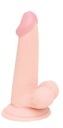 Hrubé dildo so silnou realistickou prísavkou 14 cm