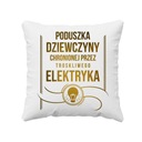 Elektrikár Vankúš darček pre priateľku elektrikára