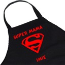 Kuchynská zástera Supermen Mom Gift Designs + meno