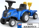 Traktor New Holland, pojazd, chodítko, tlačná doska