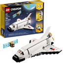 Lego kocky LEGO Creator Space Shuttle Astronaut Loď Vesmír 31134