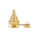 Kadidlo - domáce kovové thurible, mosadz