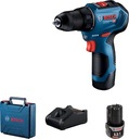 BOSCH AKU vŕtačka a skrutkovač GSR 12V-30 2*2,0AH