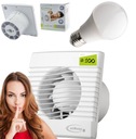 KÚPEĽŇOVÝ VENTILÁTOR 100 S TICHÝM SPÄTNÝM VENTILOM