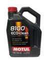 MOTUL 8100 ECO CLEAN MOTOROVÝ OLEJ 0w30 5l Ford Fiat HONDA SUBARU TOYOTA