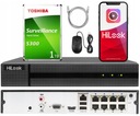 HILOOK 8x PoE RECORDER pre IP kamery NVR 8Mpx + 1TB DISK