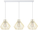 Závesná lampa Luster Loft Brilliant White Gold